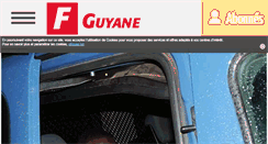 Desktop Screenshot of franceguyane.mobi