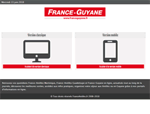 Tablet Screenshot of franceguyane.net